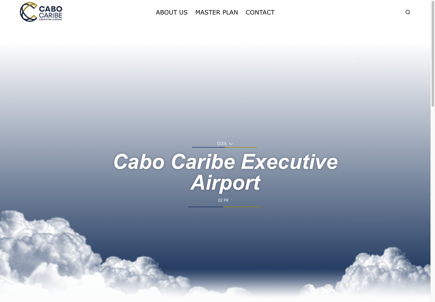Preview de la web Cabo Caribe Executive Airport